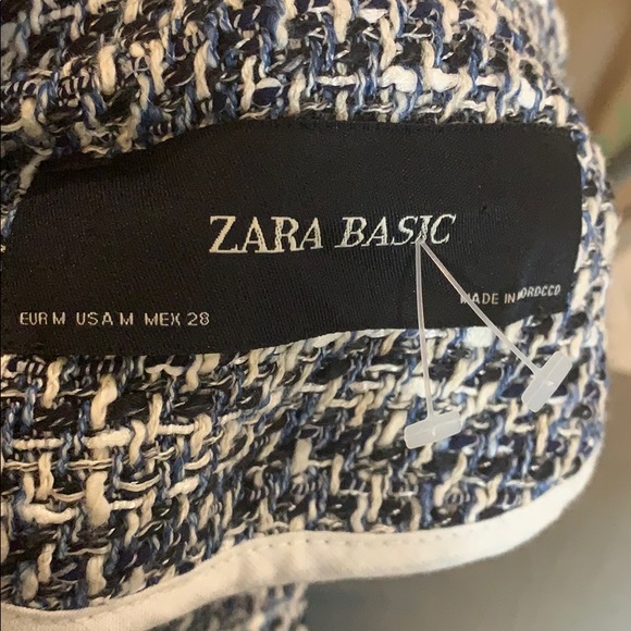 Zara tweed jacket with tassels sz M - Picture 15 of 15